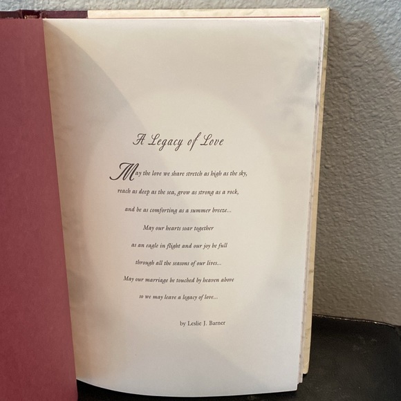 NWOT Our Legacy of Love Photo Album Journal. Journal from date thru marriage. - Picture 6 of 9